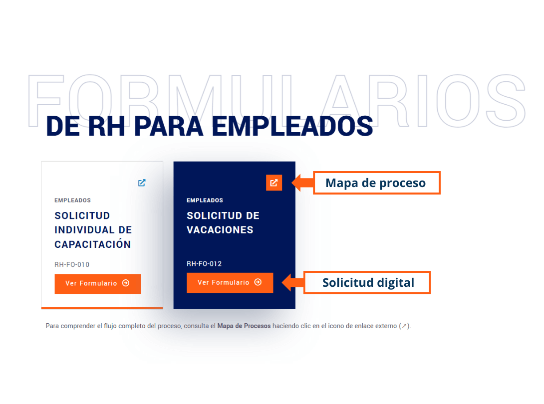 formulario de vacaciones